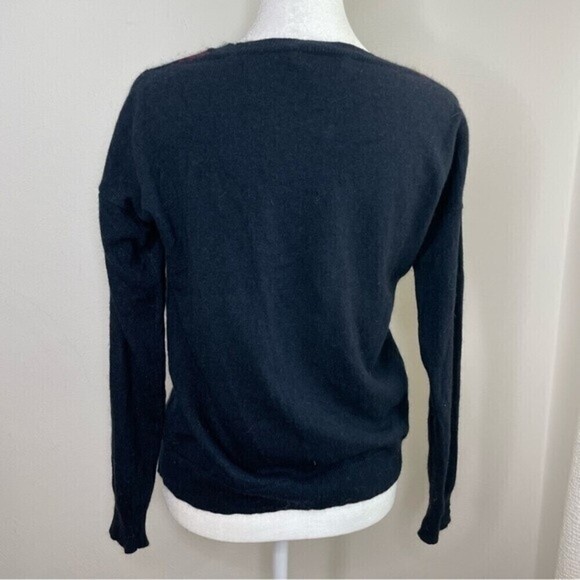 J. CREW wool rabbit hair blend preppy academia retro striped sweater stripe XS/S - Picture 5 of 10